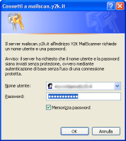 Accesso al Pannello di Controllo dell'AntiVirus/AntiSpam