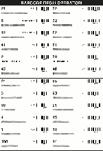 Barcode degli operatori