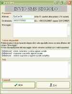 Invio SMS singolo